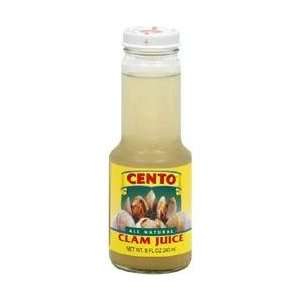 Cento, Clam Juice, 8 Ounce (12 Pack) Grocery & Gourmet Food