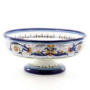   VECCHIA DERUTA Footed Fruit/Cake bowl [#1307 VEC]