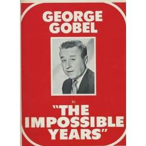  George Gobel in The Impossible Years Souvenir Program 1960 