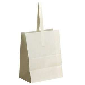 com White 1 Peck Paper Apple / Produce Customizable Market Stand Bag 