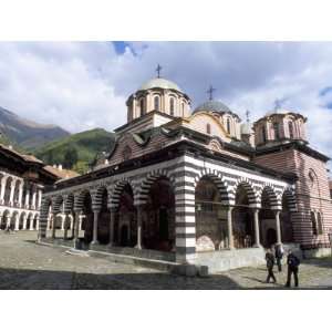  Nativity Church of Rila Monastery Courtyard, UNESCO World 