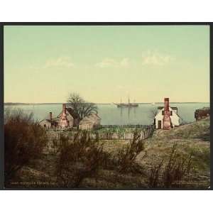   ships,homes,ocean,buildings,boats,VA,Virginia,c1903