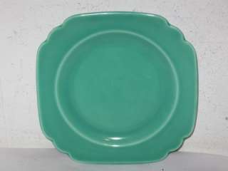 Antique Homer Laughlin Green Riviera Bread and Butter Plate VFC  