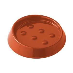  Gedy MU11 67 Orange Rounded Ceramic Pottery Soap Dish MU11 