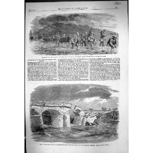  1862 Prince Wales Egypt Arabian Coast Fall Sluice Bridge 