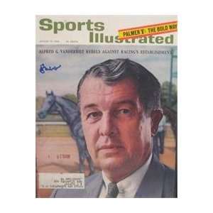  Alfred Vanderbilt autographed Sports Illustrated Magazine 