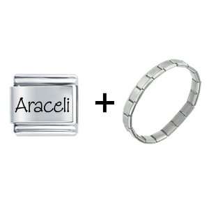  Pugster Name Araceli Italian Charm Pugster Jewelry