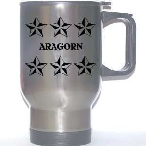  Personal Name Gift   ARAGORN Stainless Steel Mug (black 