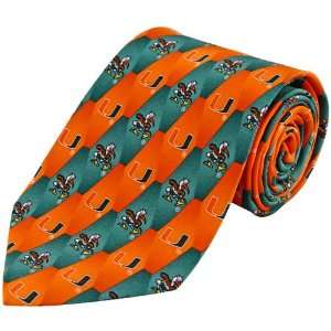  Miami Pattern 1 Silk Necktie