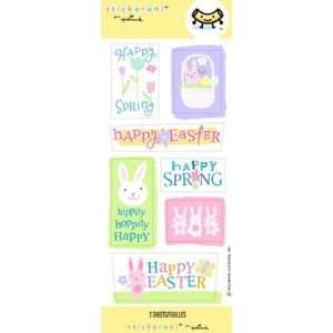  Happy Easter Transparent Stickers