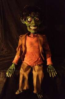 Zombie Horror Goth Halloween Ventriloquist Dummy Doll Puppet Skeleton 