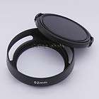 49mm metal tilted vented Lens Hood Shade+cap for Leica Carl Zeiss 