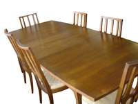 set of Broyhill Brasilia Dining Table & 6 Chairs PRICE REDUCED 