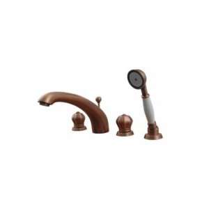  TUB FILLER SET WITH SMOOTH ARCING SPOUT 614.423TF BN