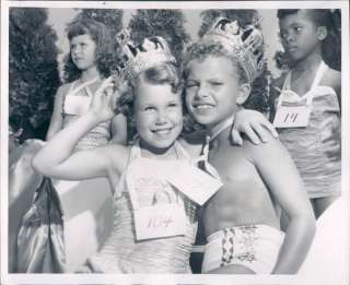 1956 Detroit MI Riverama Aquarama Beauty Contest Photo  