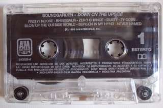 SOUNDGARDEN down on the upside ARGENTINA rare tape  