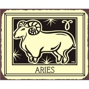  Aries Zodiac Astrology Vintage Metal Art Retro Tin Sign 