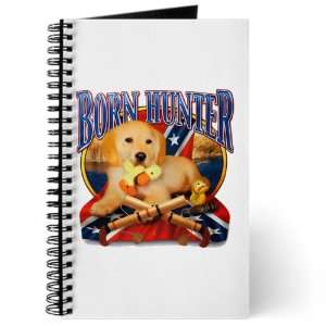   Diary) with Born Hunter Yellow Lab Labrador on Cover 