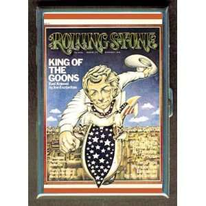  EVEL KNIEVEL 74 ROLLING STONE ID Holder, Cigarette Case 