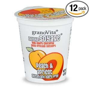 granoVita Delux Soyage Gluten Free, Dairy Free, Peach & Apricot Yogurt 