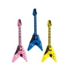  Inflatable 42 In. V Shaped Guitar Toys & Games