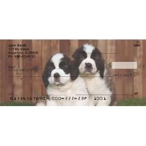 Saint Bernard Puppies Personal Checks