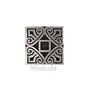 Emenee mini pewter accent tiles 13/16 x 13/16 small gothic tile in p