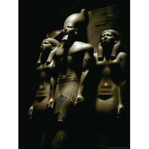  Statue of Pharaoh Menkaura, Found at Giza National 