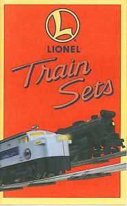 1996 LIONEL TRAINS SETS FOLDOUT FLYER MINT  