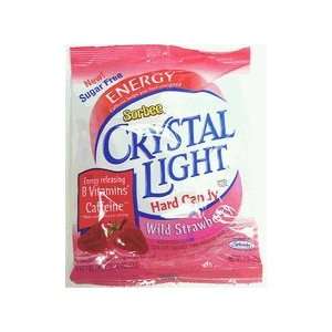 Energy Sugar Free Crystal Light Hard Candy Wild Strawberry 3 oz.