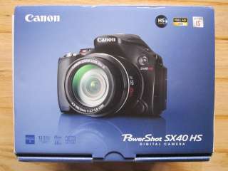   Canon PowerShot SX40 HS 12.1MP/35x Wide Angle Lens/2.7 Vari Angle LCD