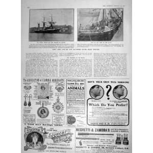  1905 STORK HUDSON BAY SHIP LONDON KING GEORGE WHISKY