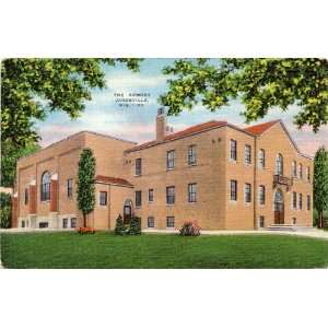   Vintage Postcard The Armory Janesville Wisconsin 