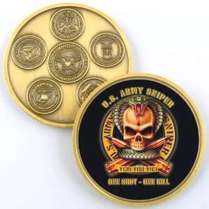  US ARMY SNIPER PHOTO CHALLENGE COIN YP596 