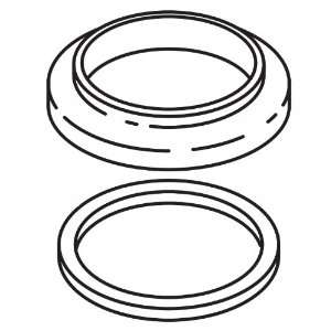 Delta Faucet RP47302 Grail Trim Ring and Gasket for Lavatory, Chrome