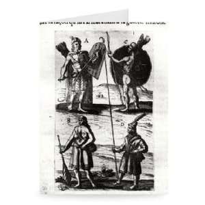  Iroquois of New France, from Voyages de   Greeting Card 