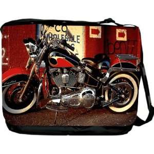 KnightTM Retro Harley Davidson Motorcycle Design Messenger Bag   Book 