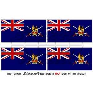 BRITISH ARMY Ensign Flag UK 2 (50mm) Vinyl Bumper Stickers, Decals x4