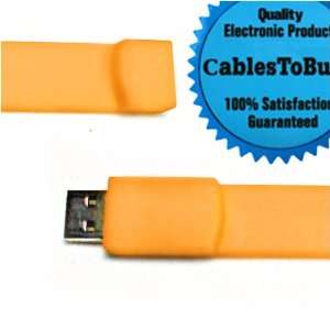   ™ 4G Orange USB Silicone Bracelet / USB Wristband Electronics