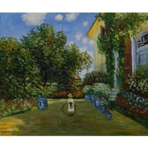 Art Reproduction Oil Painting   Monet Paintings La Casa Della Artista 