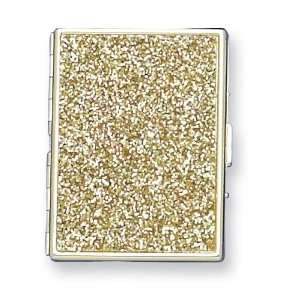  Brass plated Glitter Cigarette Case Jewelry