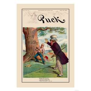 Puck Magazine Felling the Trusts Giclee Poster Print, 24x32  