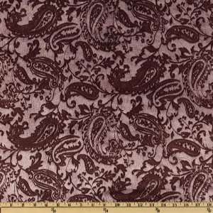  58 Wide MInky Posh Cuddle Brown/Lavender Fabric By The 