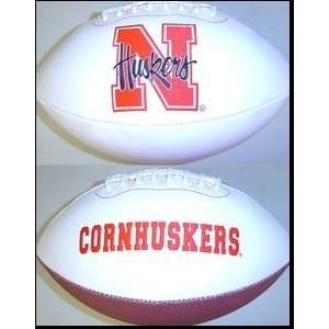  Nebraska Cornhuskers Full Size Signature Embroidered Football 