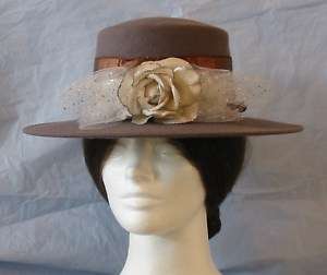 Sweet Civil War Era Reproduction Ladies Andalusian Hat  
