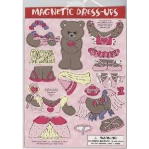  Teddy Bear Valentine Magnetic Dress Up Magnets Kitchen 