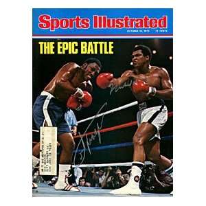 Muhammad Ali & Joe Frazier Autographed / Signed Sports Illustrated 13 