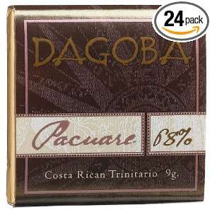Dagoba Pacuare (68%) Single Origin Costa Rican Cru Tasting Squares, 0 