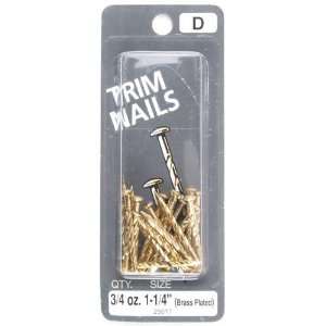  Carpet Trim Nails, 1 1/4 Brass