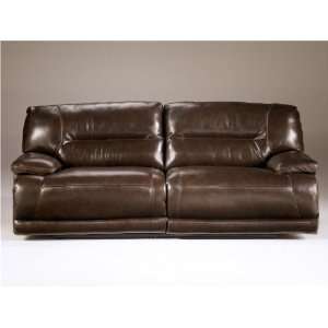  Ashley Furniture Exhilaration Chocolate Two Seat Reclining Sofa 